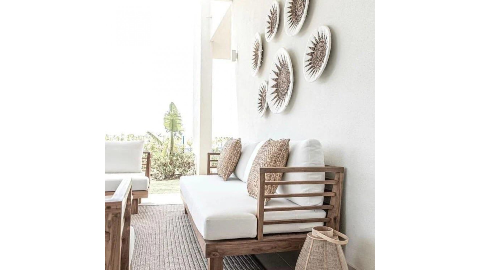 Ahşap Balkon Bahçe Ahşap Oturma odası
